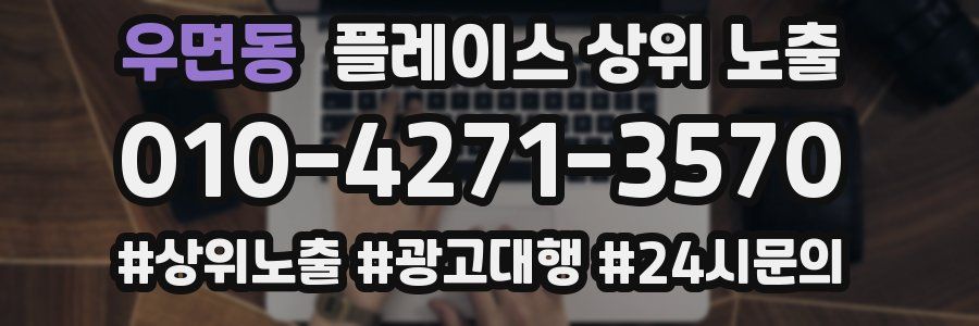 우면동 플레이스 상위 노출