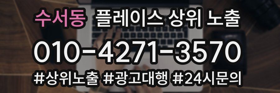수서동 플레이스 상위 노출