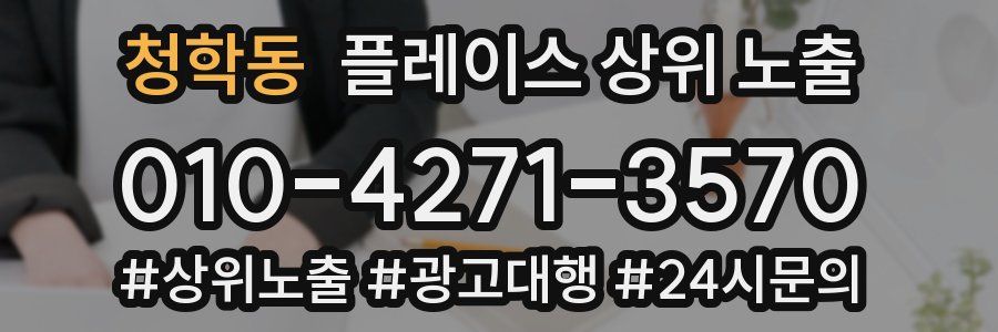청학동 플레이스 상위 노출