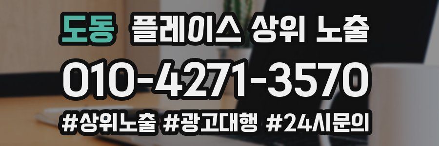 도동 플레이스 상위 노출