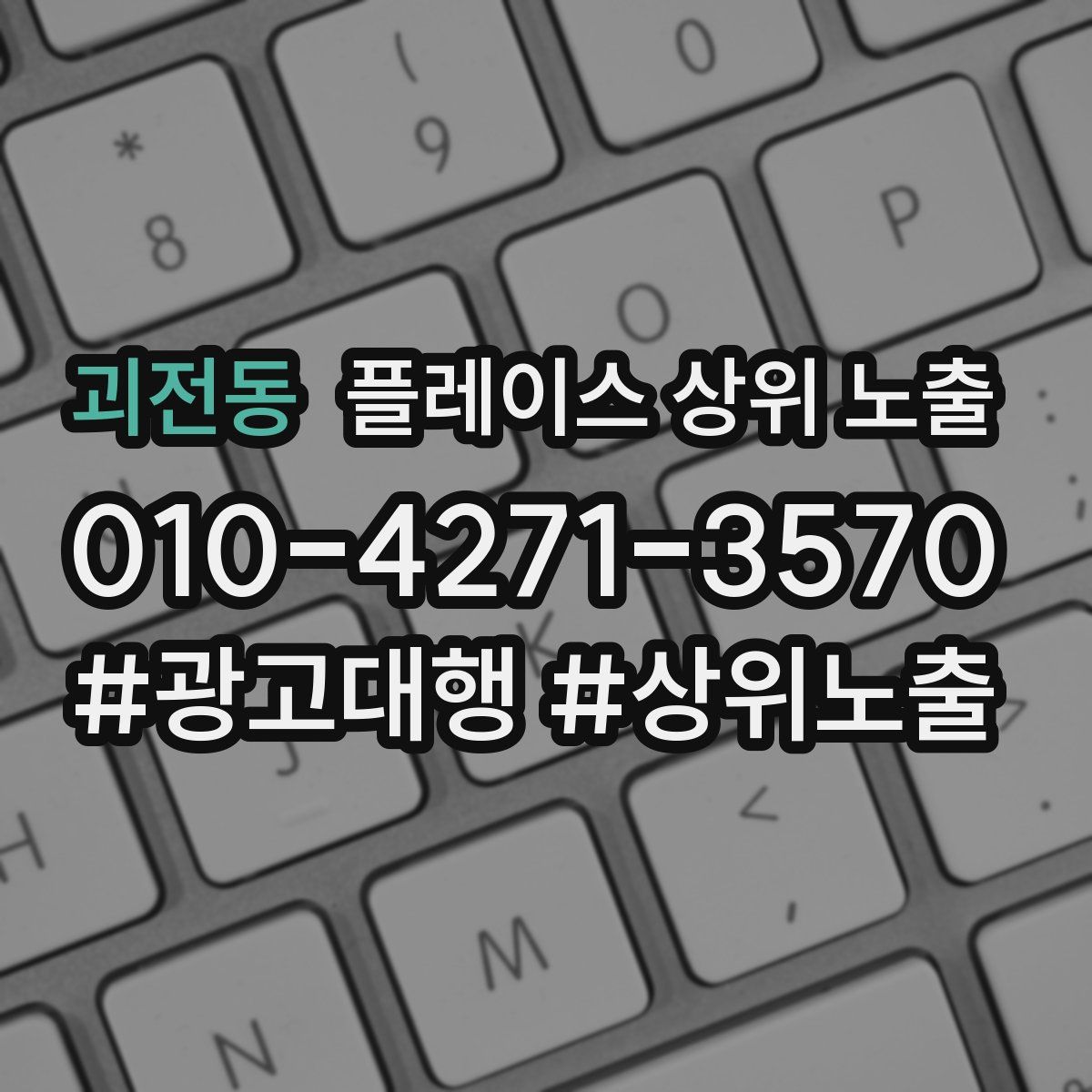 괴전동 플레이스 상위 노출