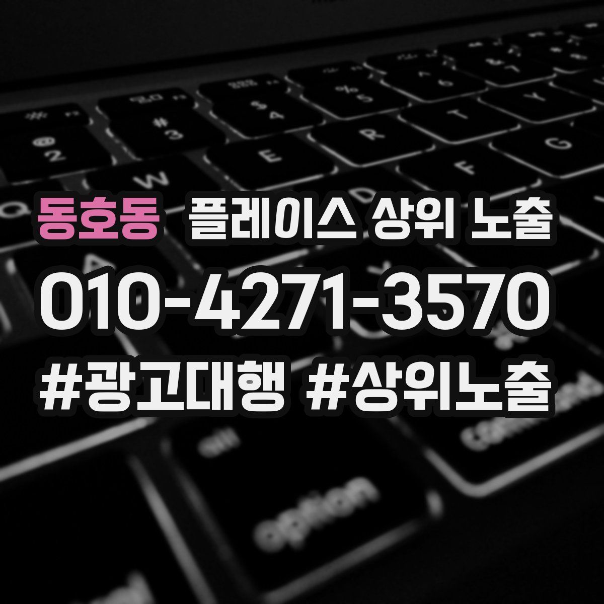 동호동 플레이스 상위 노출