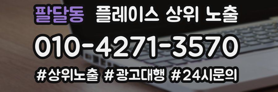 팔달동 플레이스 상위 노출