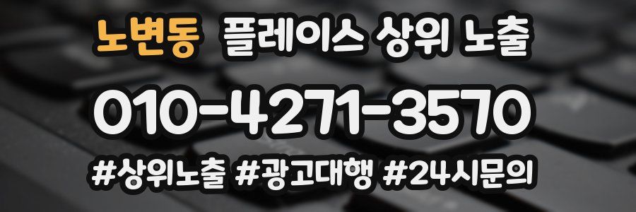 노변동 플레이스 상위 노출