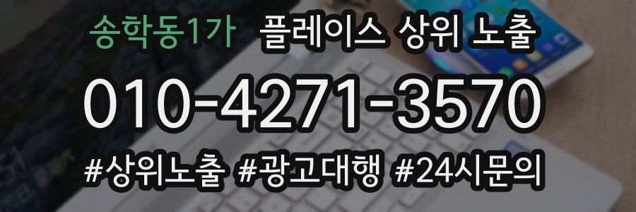 송학동1가 플레이스 상위 노출
