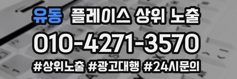 유동 플레이스 상위 노출