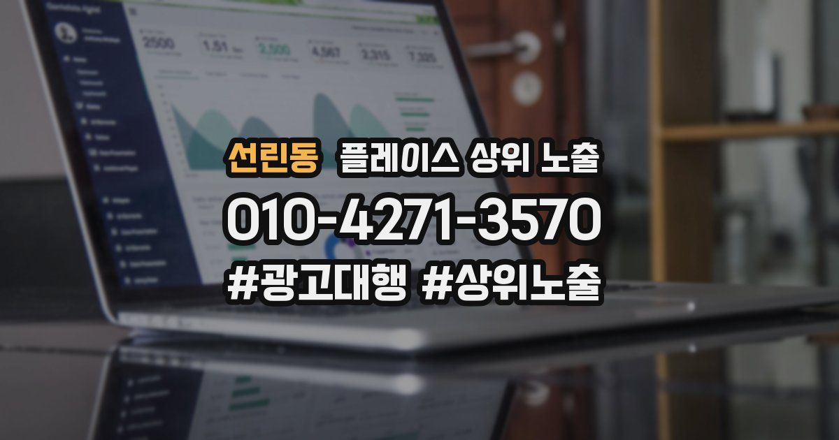 선린동 플레이스 상위 노출