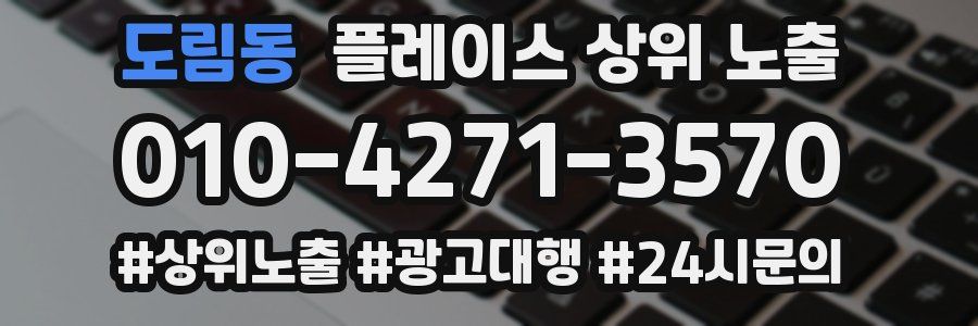 도림동 플레이스 상위 노출