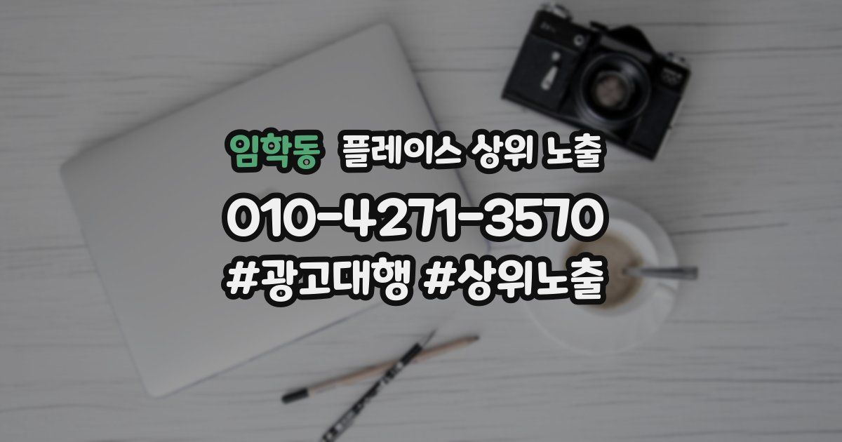 임학동 플레이스 상위 노출