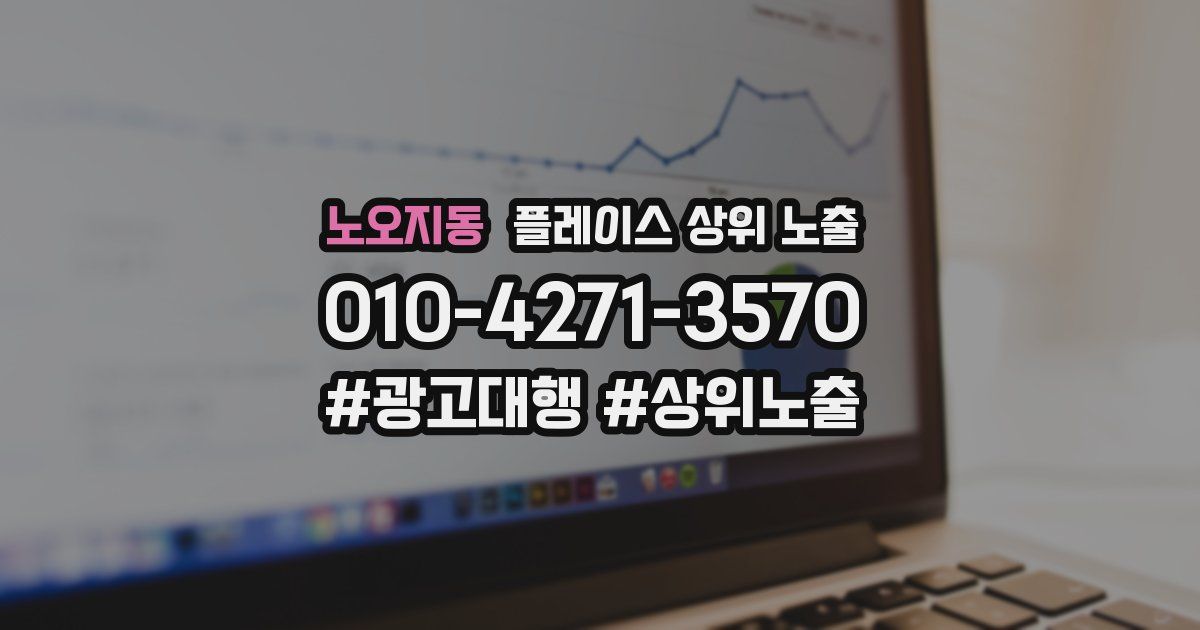 노오지동 플레이스 상위 노출