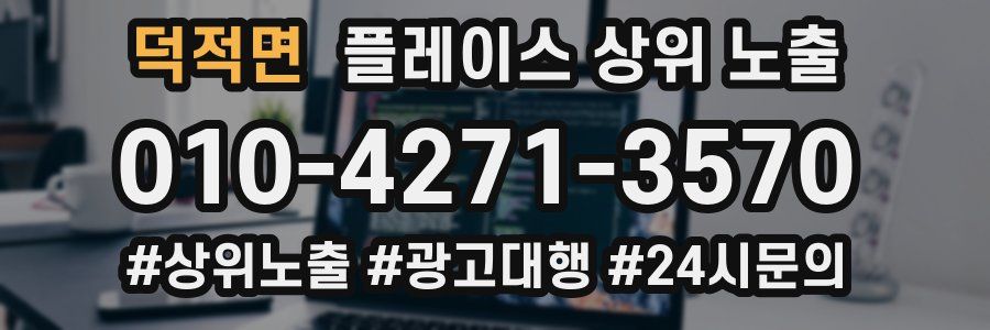 덕적면 플레이스 상위 노출