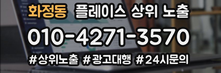 화정동 플레이스 상위 노출