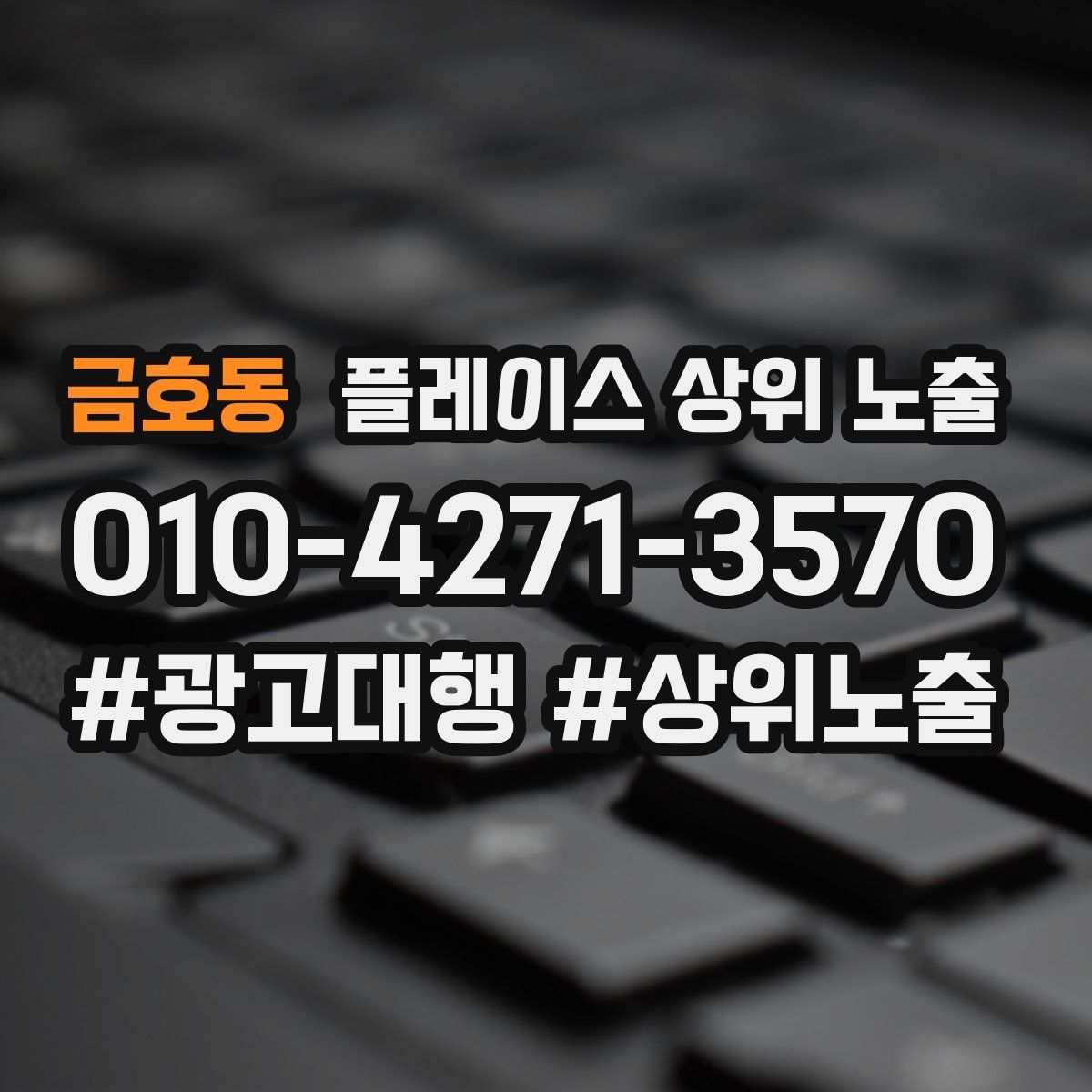 금호동 플레이스 상위 노출