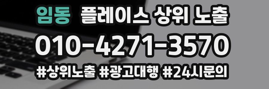 임동 플레이스 상위 노출