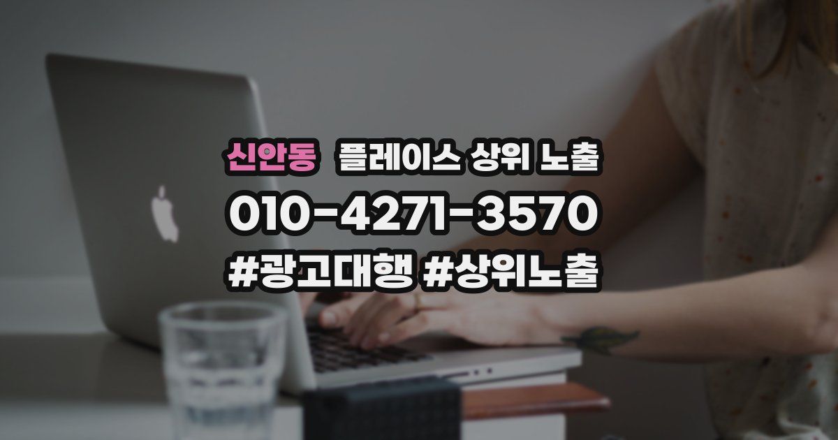 신안동 플레이스 상위 노출