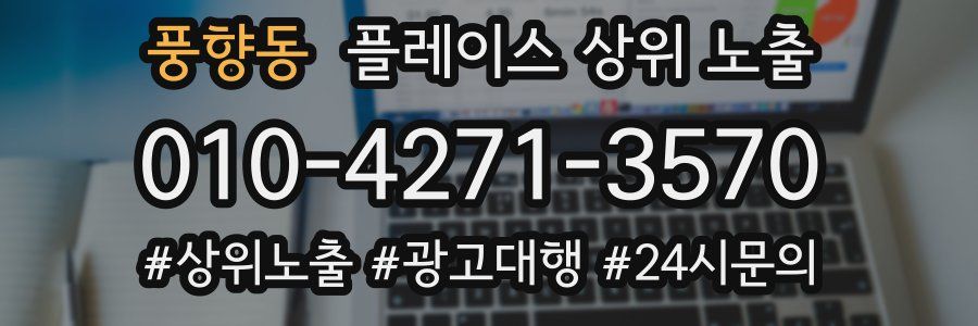 풍향동 플레이스 상위 노출