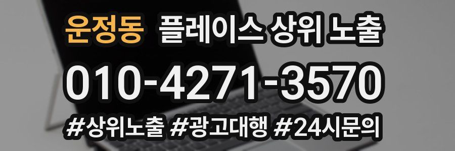 운정동 플레이스 상위 노출