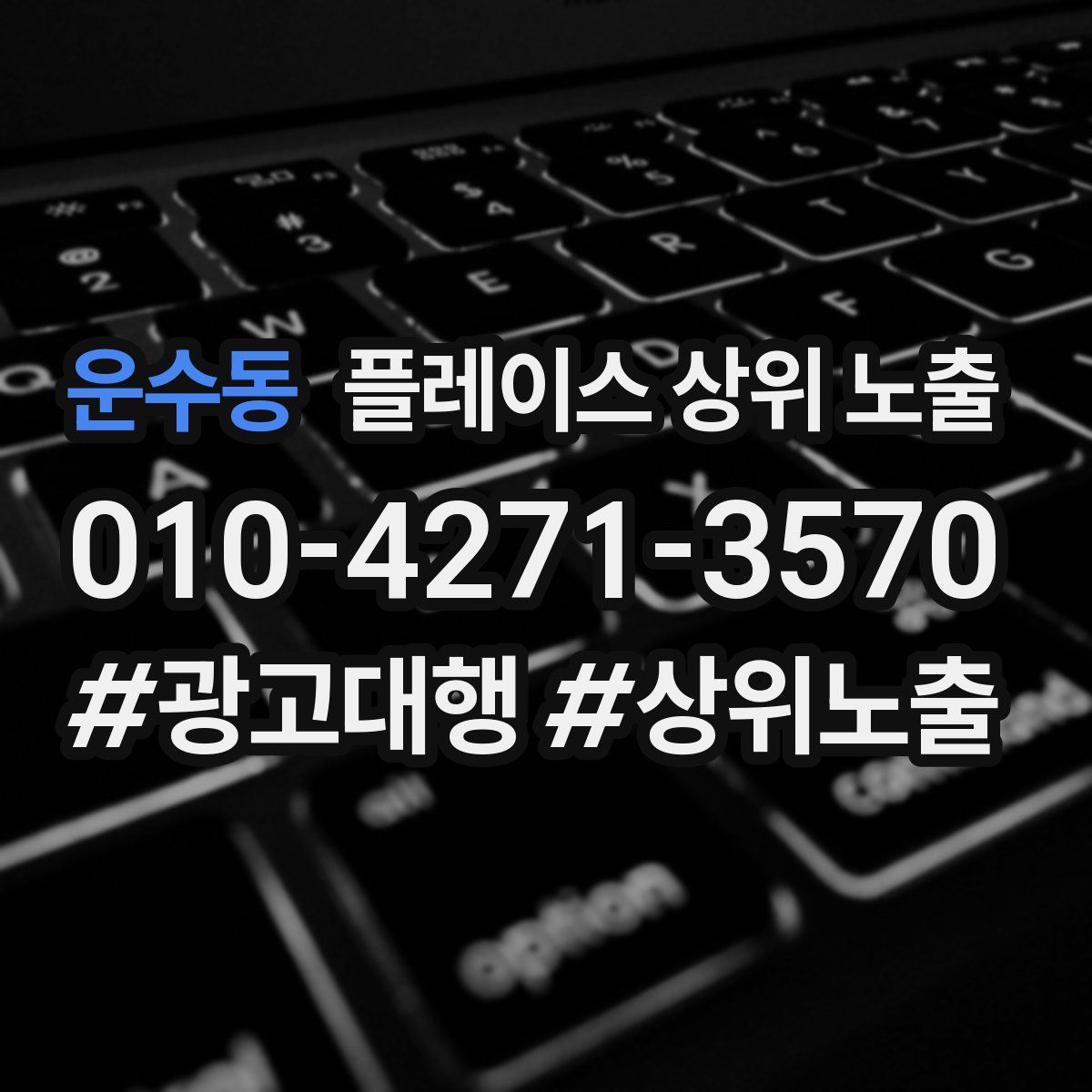 운수동 플레이스 상위 노출
