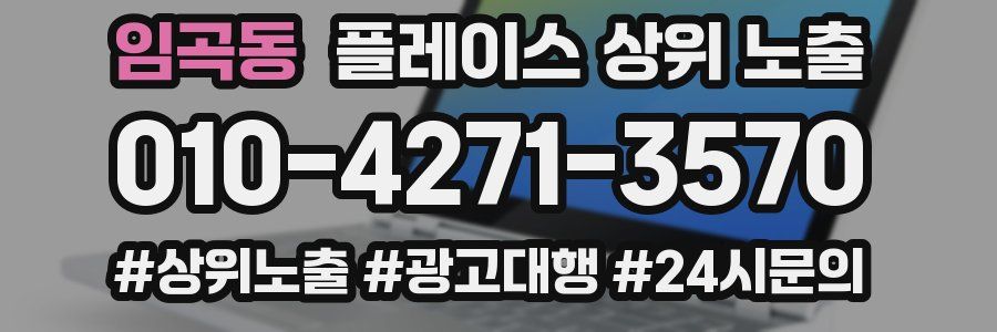 임곡동 플레이스 상위 노출
