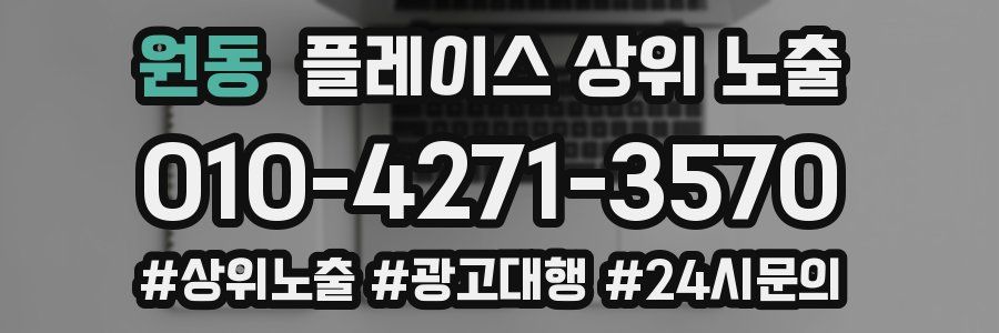 원동 플레이스 상위 노출
