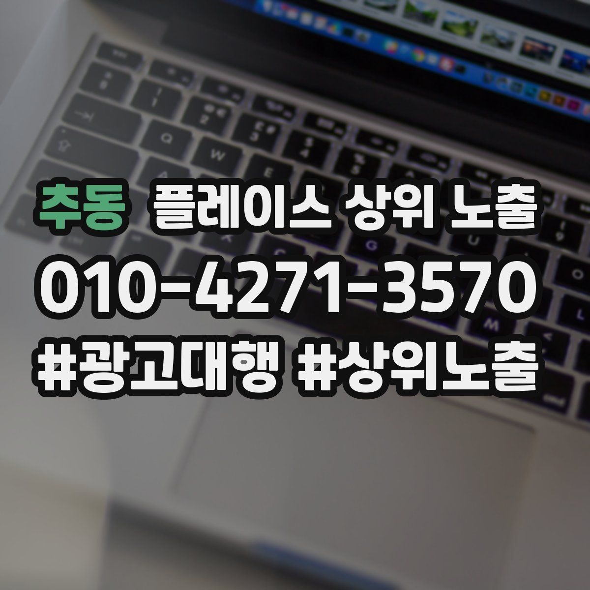 추동 플레이스 상위 노출