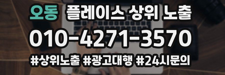 오동 플레이스 상위 노출