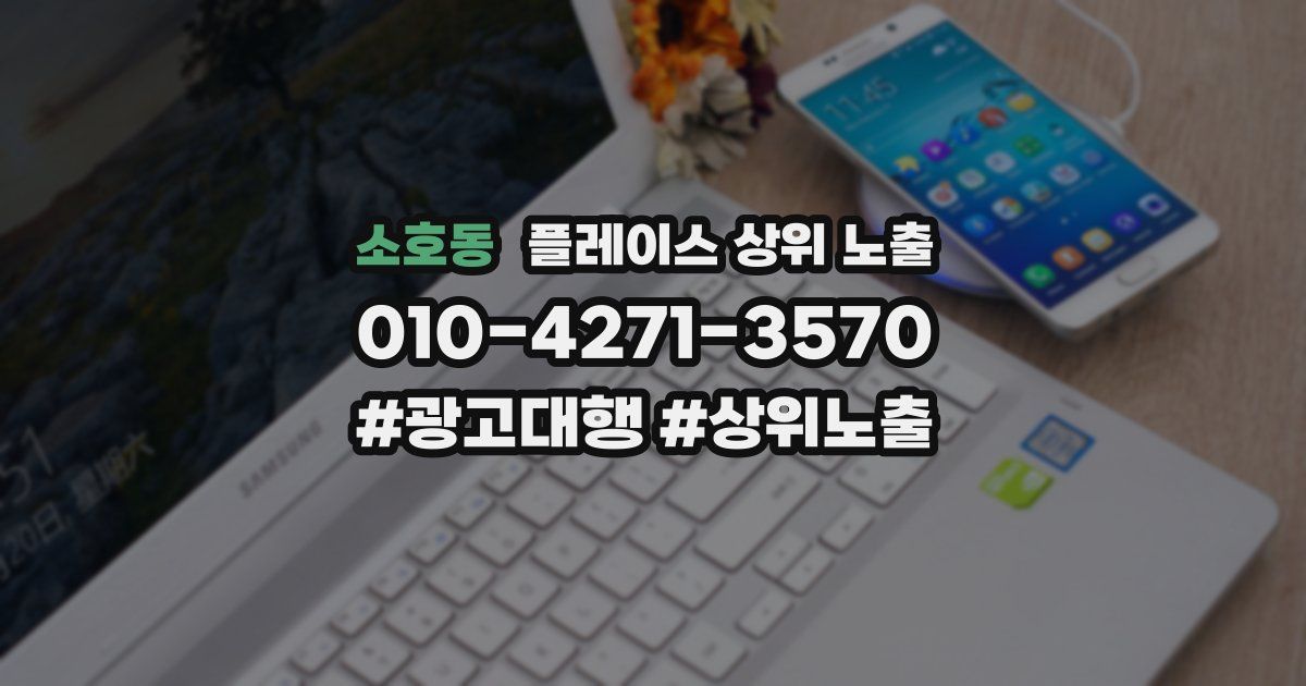 소호동 플레이스 상위 노출
