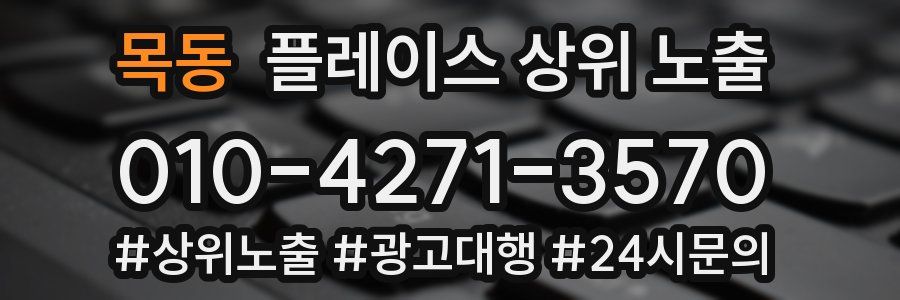 목동 플레이스 상위 노출