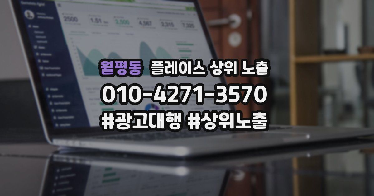 월평동 플레이스 상위 노출