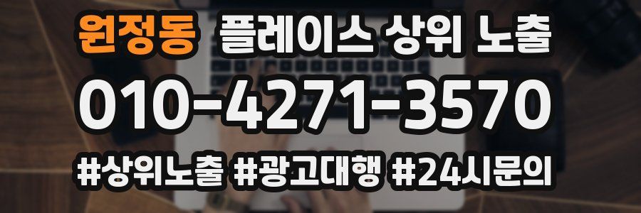 원정동 플레이스 상위 노출