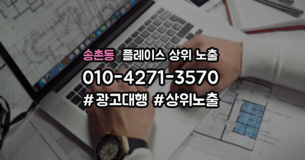 송촌동 플레이스 상위 노출