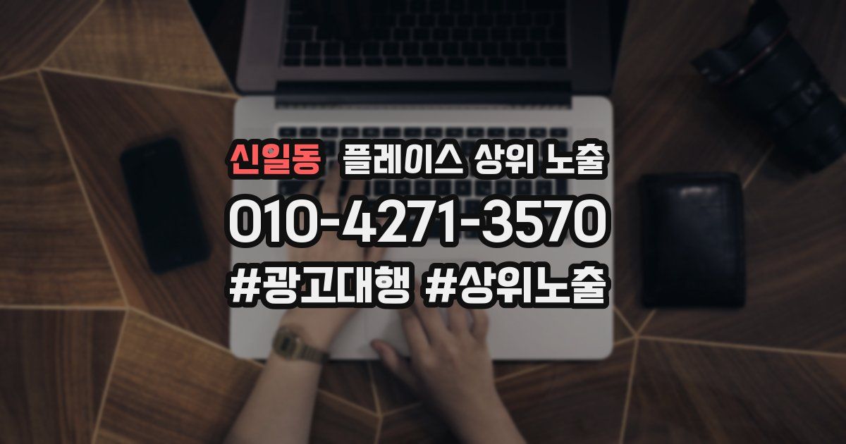 신일동 플레이스 상위 노출