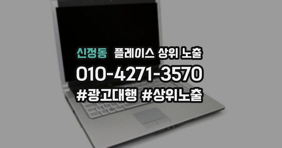 신정동 플레이스 상위 노출