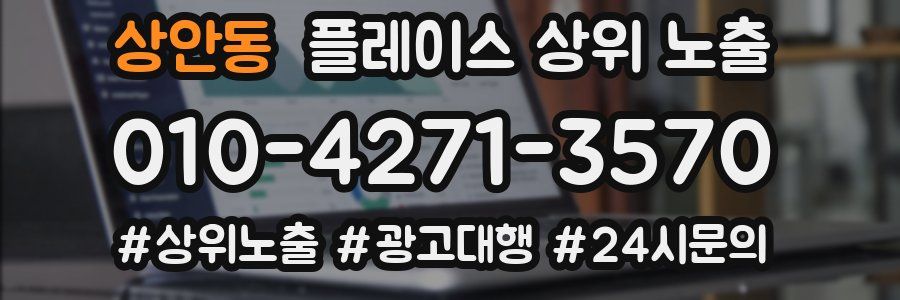 상안동 플레이스 상위 노출