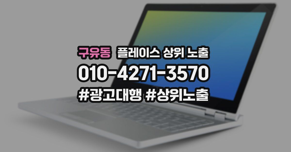 구유동 플레이스 상위 노출