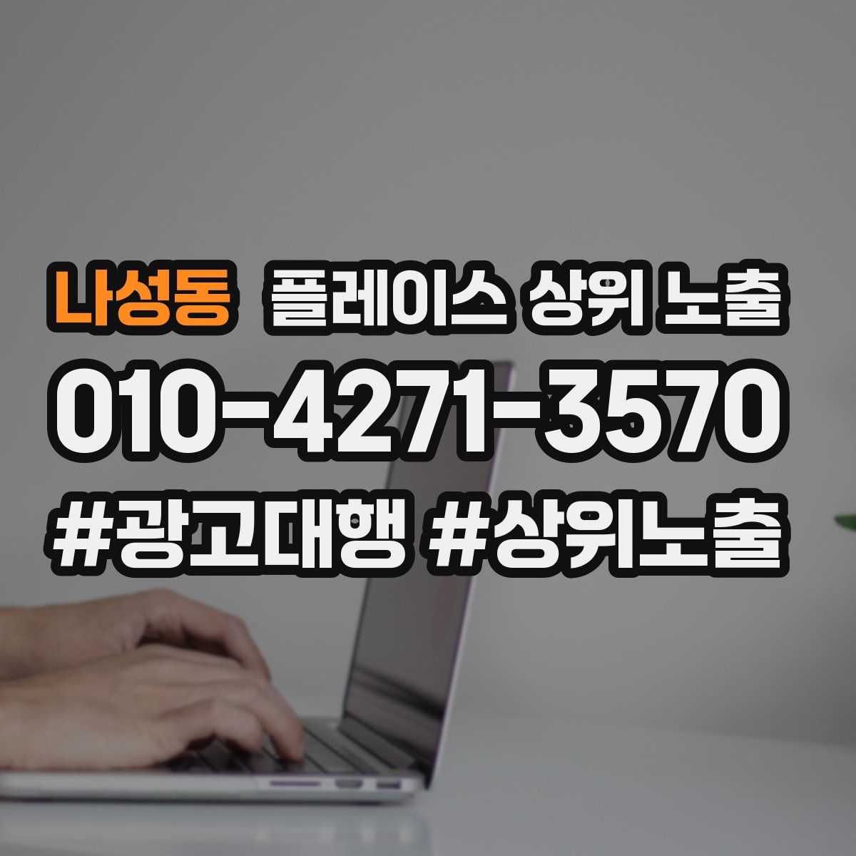 나성동 플레이스 상위 노출