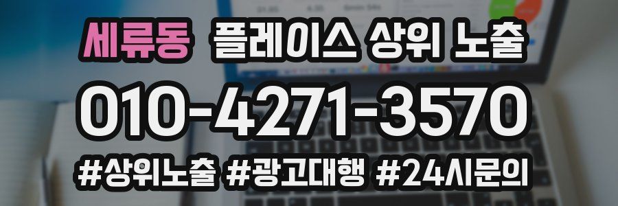 세류동 플레이스 상위 노출