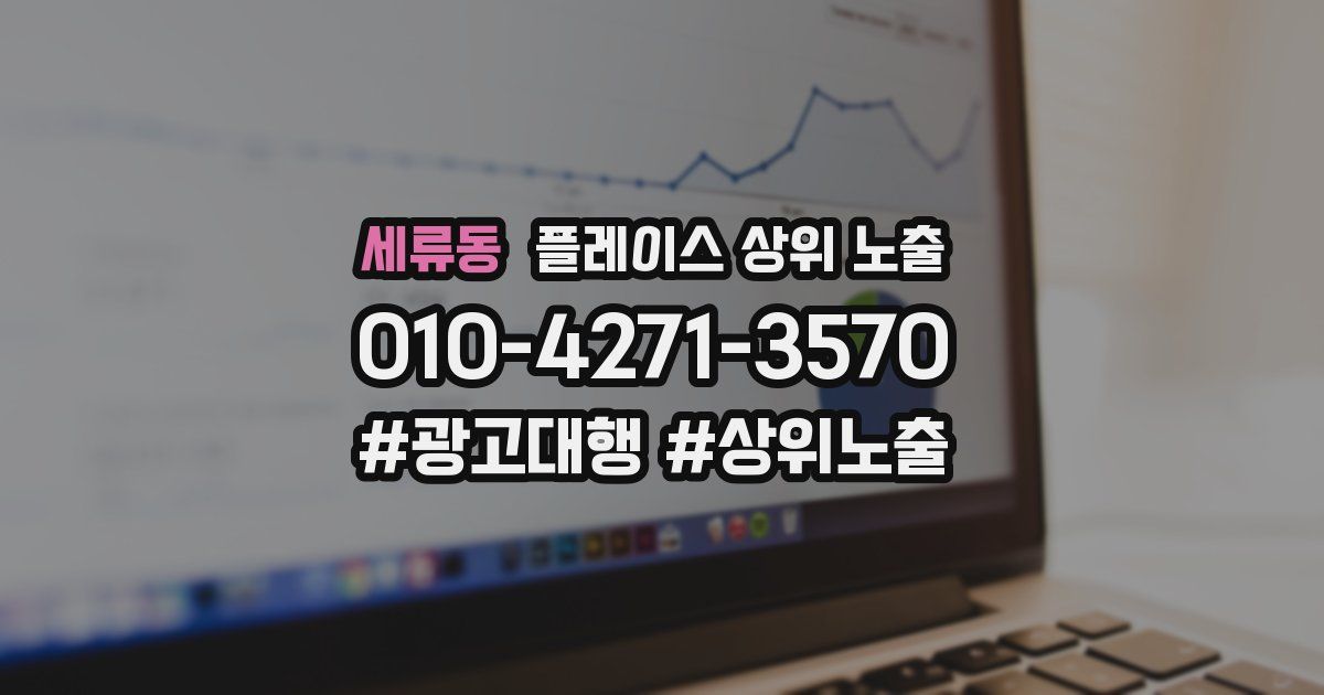 세류동 플레이스 상위 노출