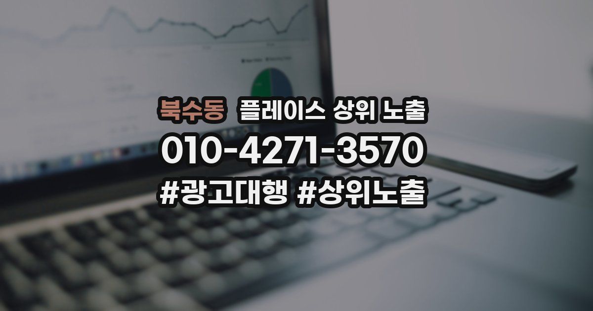 북수동 플레이스 상위 노출