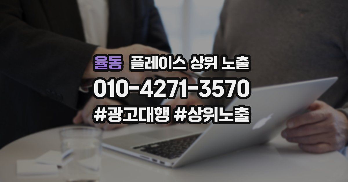율동 플레이스 상위 노출