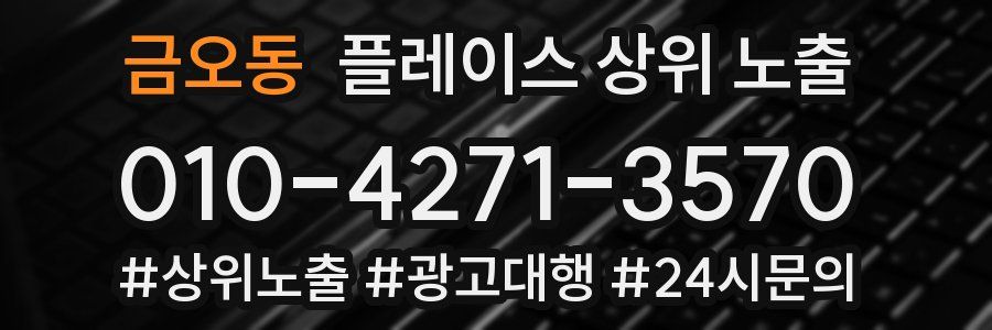 금오동 플레이스 상위 노출