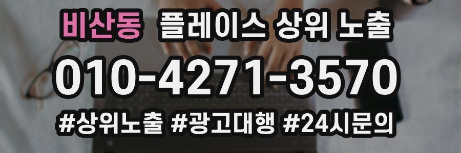 비산동 플레이스 상위 노출