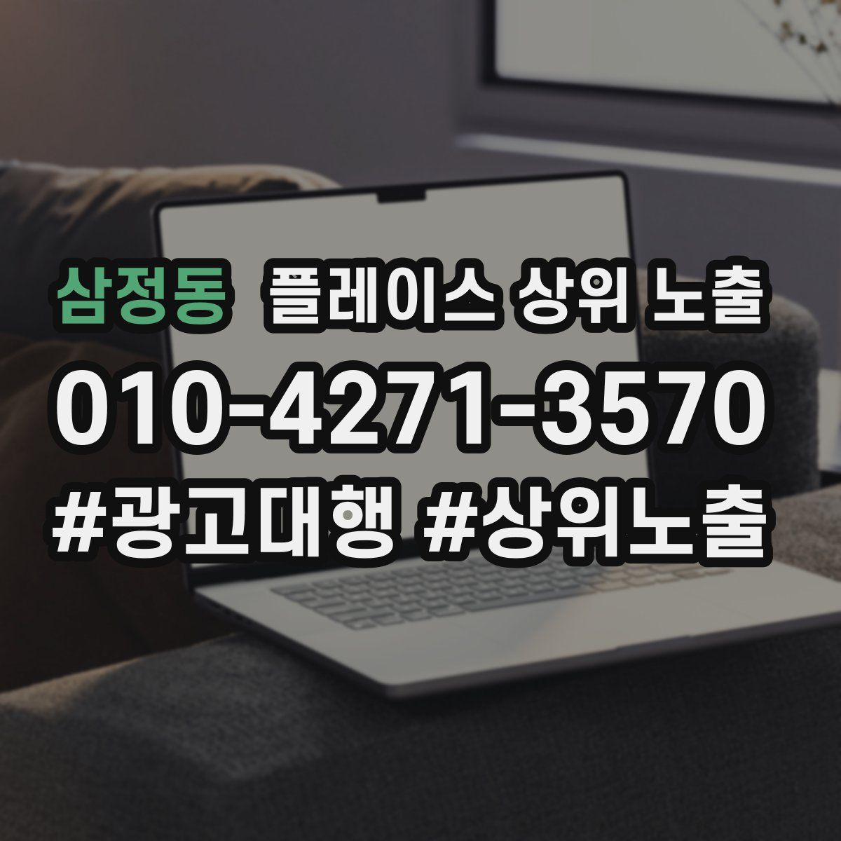 삼정동 플레이스 상위 노출