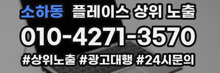 소하동 플레이스 상위 노출