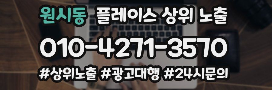 원시동 플레이스 상위 노출