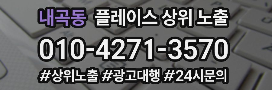 내곡동 플레이스 상위 노출