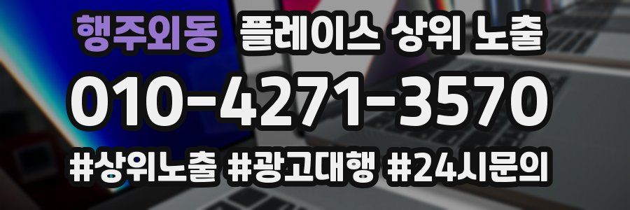 행주외동 플레이스 상위 노출