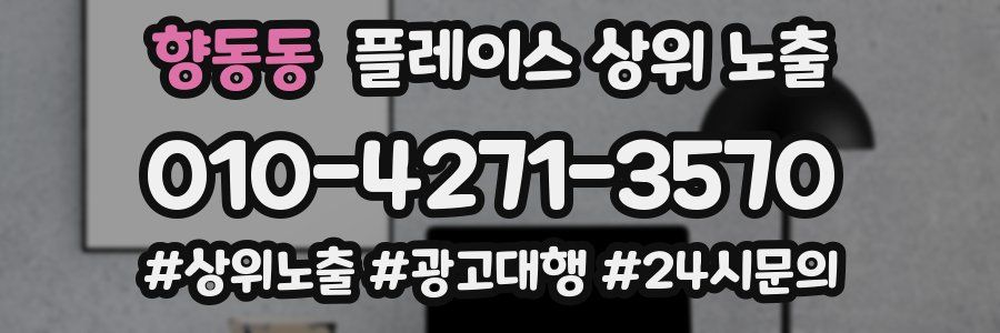 향동동 플레이스 상위 노출