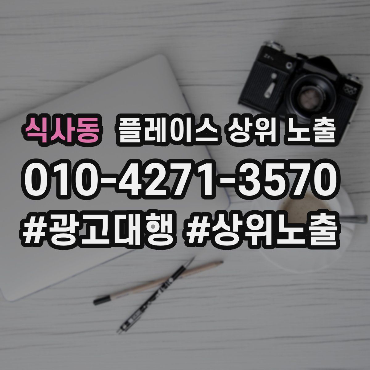 식사동 플레이스 상위 노출