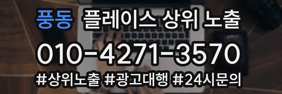 풍동 플레이스 상위 노출